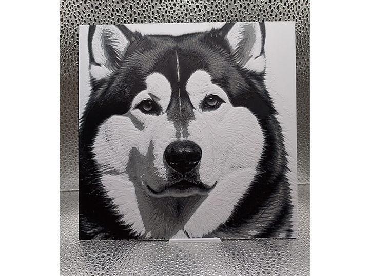 Alaskan Malamute Hueforge