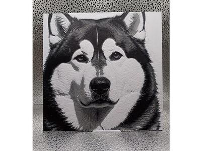 Alaskan Malamute Hueforge