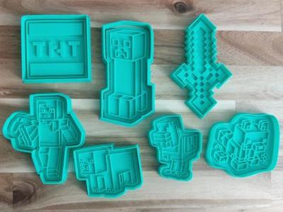 Minecraft Cookie Cutters