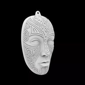 Tribal Mask Wall Decor 3D Printable Model