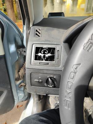 Skoda Fabia MK1 stove cover (крышка печки)