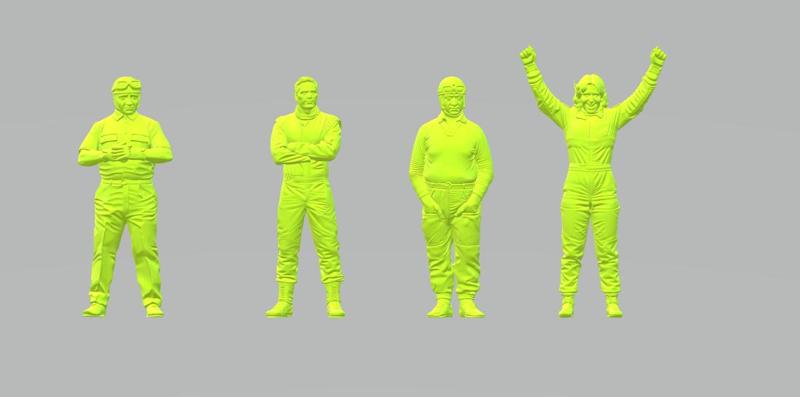 race car driver scale 1/24