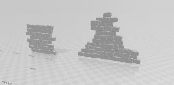 ruined bricks