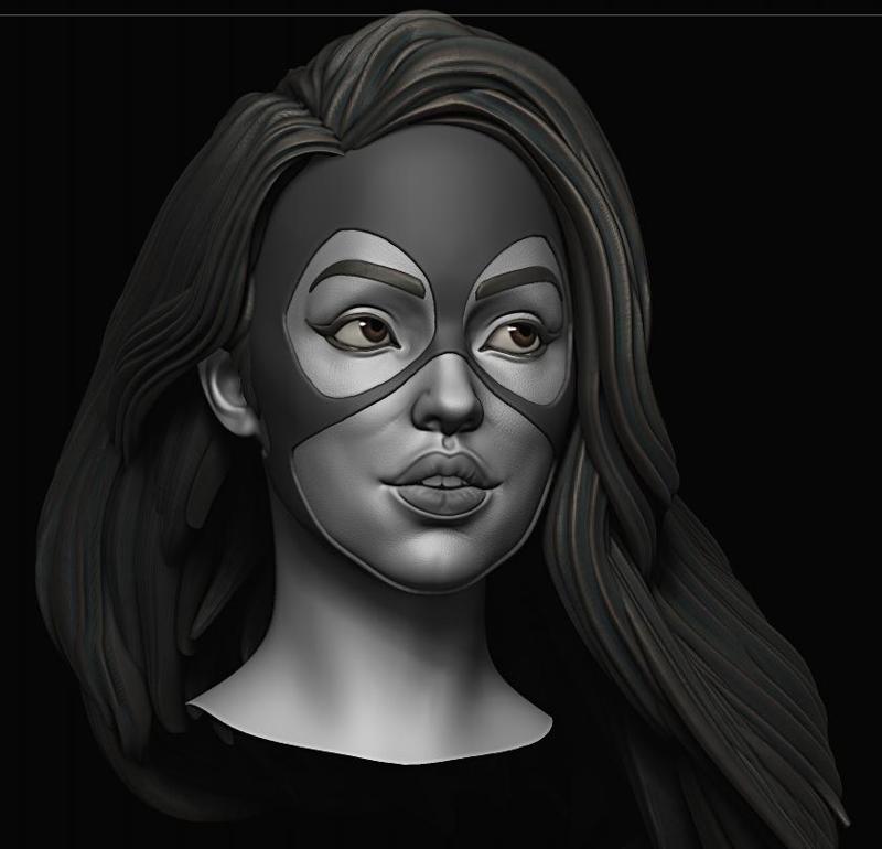 spiderwoman sydney sweeney head