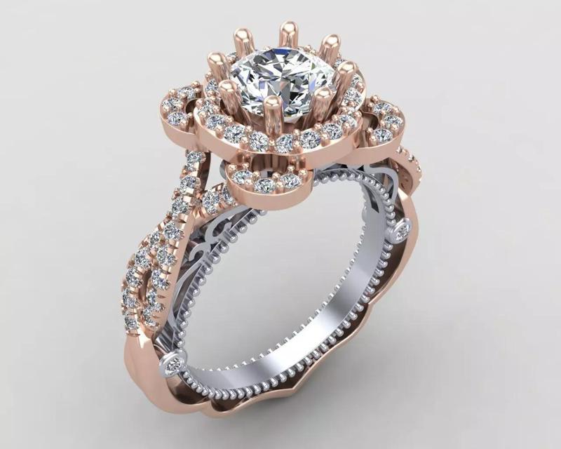 Diamond Engagement Ring 7-1-MW