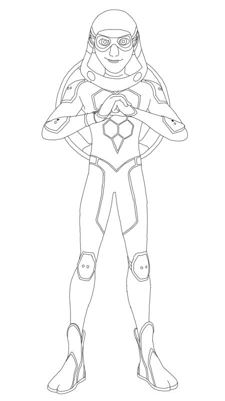Miraculous carapace Coloring Page