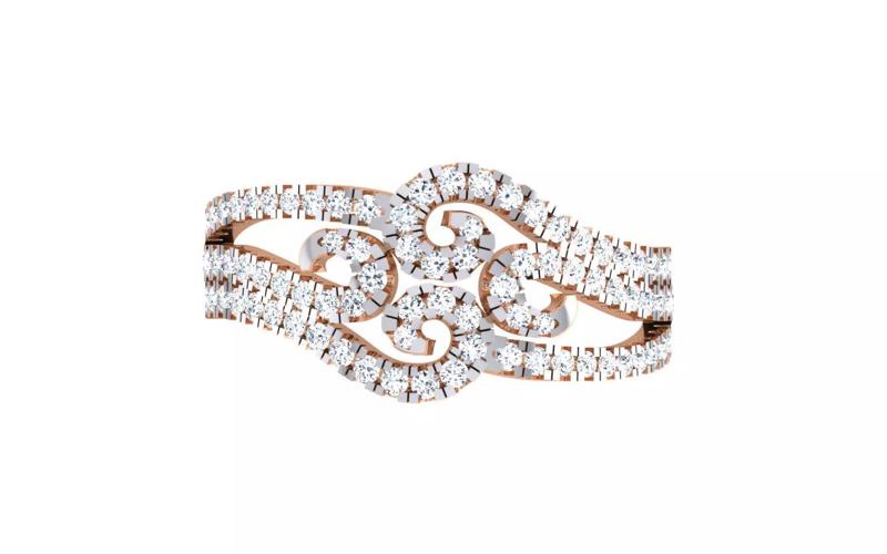 Ultra light wt Women Ring 3dm stl renders details