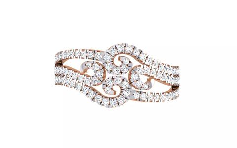 Ultra light wt Women Ring 3dm stl renders details