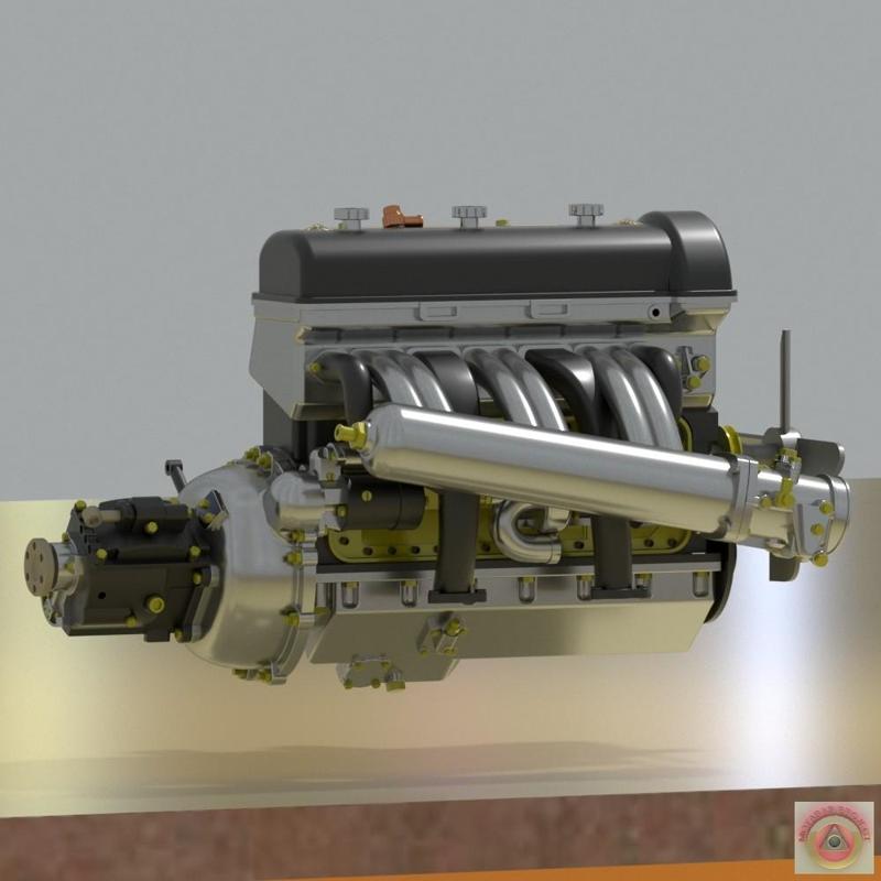 MERCEDES 300SL GULLWING W198 - GEARBOX