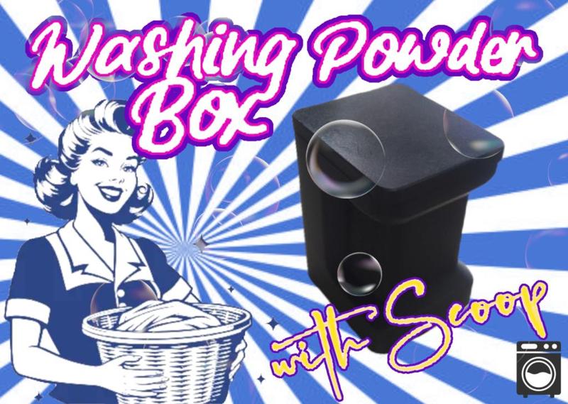 Washing Powder Box w Scoop