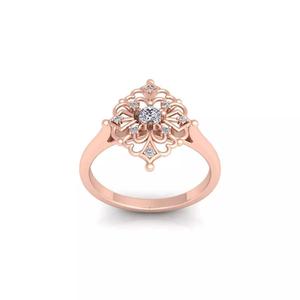 Woman Engagement Ring 3d Model and Render 40