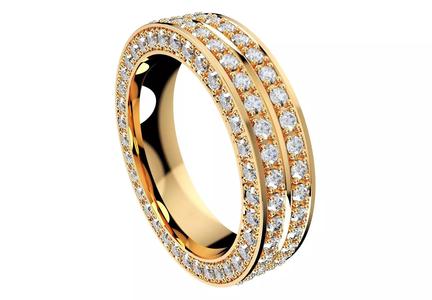 Wedding Set Women Men Ring size 9-5 US -PSJM001V12