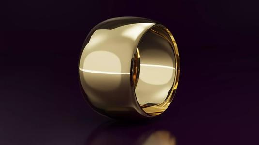 wide plain Ring N04
