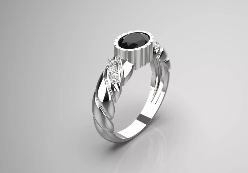 woman diamond gold ring jr00043