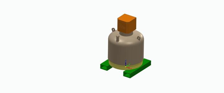Mobile filling station construction site 980l - RC 1:14