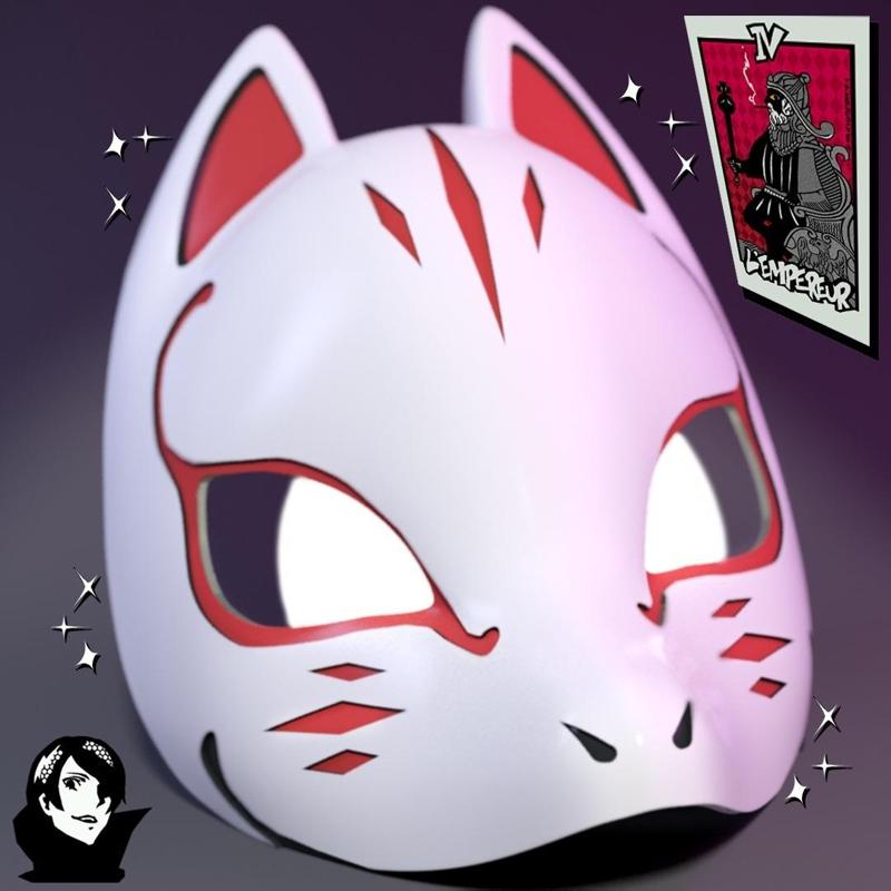 Yusuke Kitagawa Kitsune Mask (Fox Persona 5 Royale)