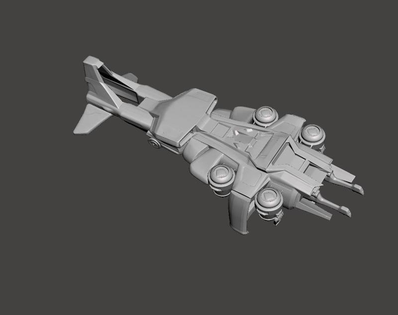 TERMINATOR HK AERIAL CARGO FAN ART