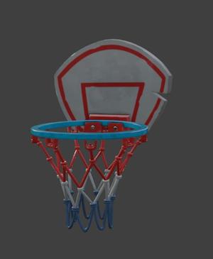 Mini Basketball Hoop for Trash Can - Desktop Paper Toss Game STL