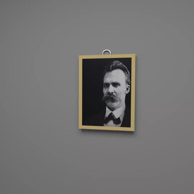 Friedrich Nietzsche wall frame