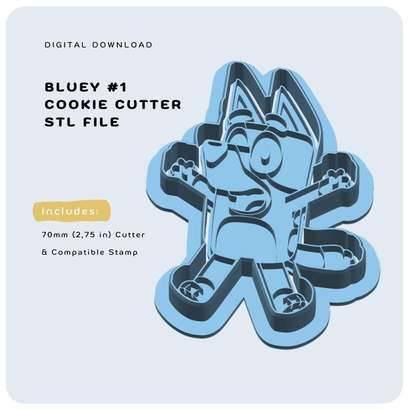 Cookie Cutter - Bluey #1 (Bluey Collection)