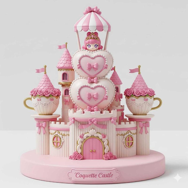 castle coquette cupcakes cups