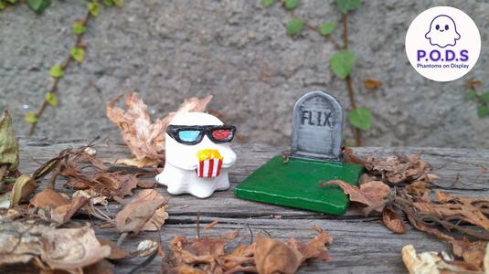 Phantoms on Display - Cute Ghost - FLIX - Perfect for Halloween and Parties