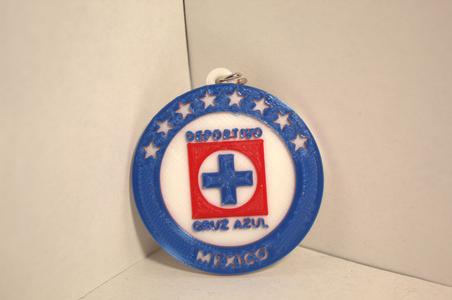 Cruz Azul Keychain - Liga MX