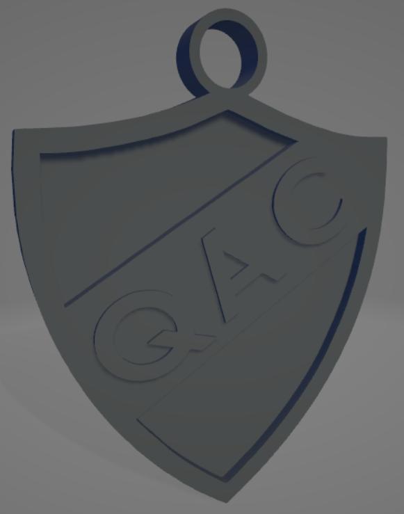 Llavero bicolor de Quilmes Atlético Club