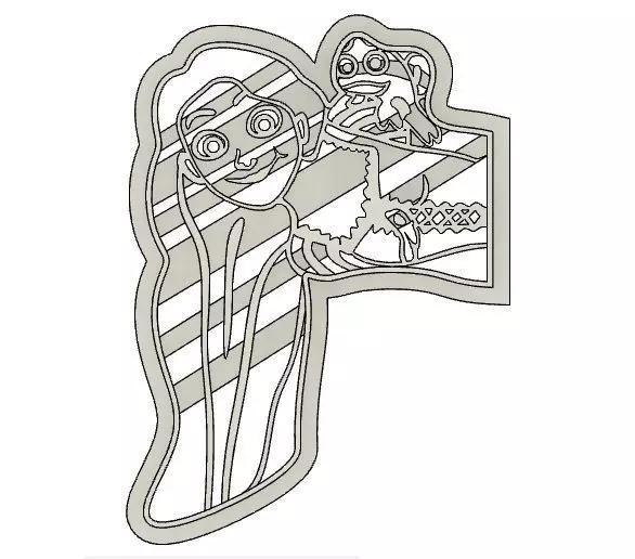 Cortante de Galletas Cookie cutter Rapunzel