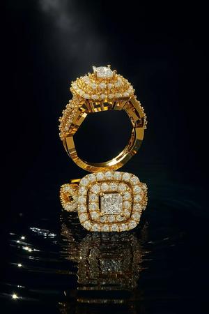 Regal Halo Ring