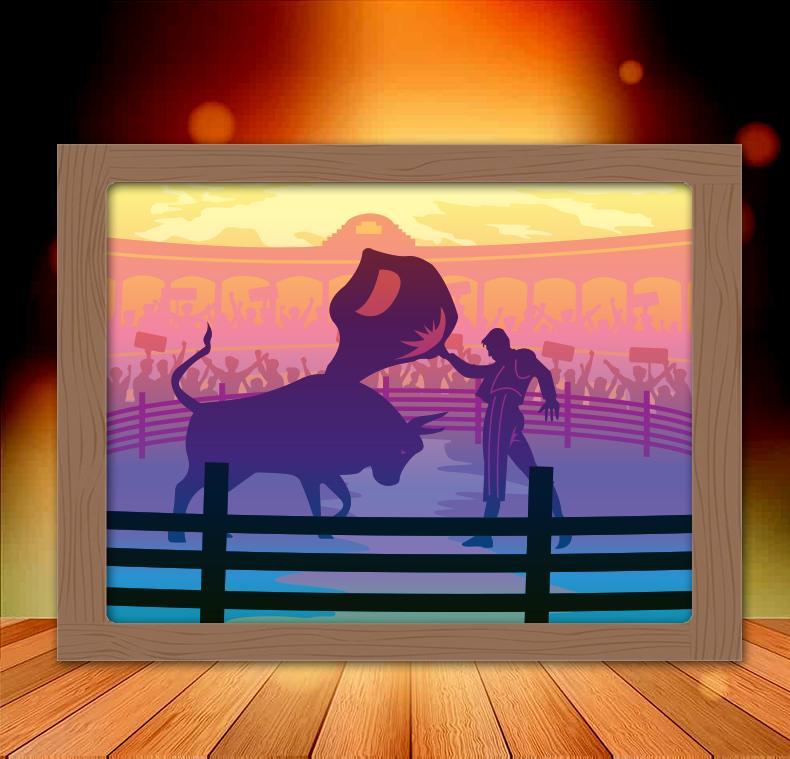 Bull Fight lightbox