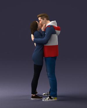 000286 Romantic Couple Kissing 0903