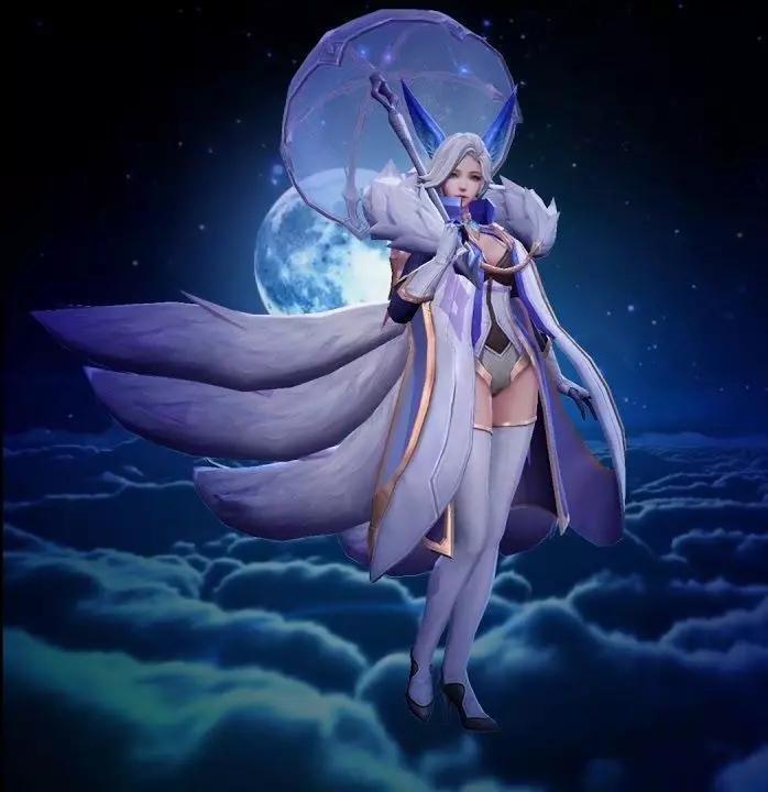 Nine tailed fox girl 3D