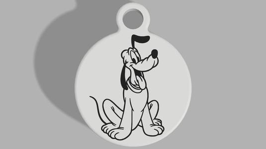 Pluto Keyring