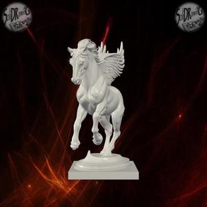 Mythical Pegasus Winged Horse Statue – SoliDRawinGs SG884