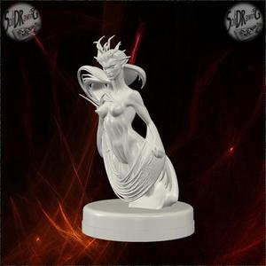 Ethereal Spirit Woman Flowing Form – SoliDRawinGs SG960