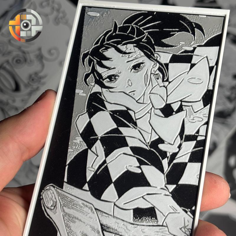 TANJURO KAMADO | DEMON SLAYER - WALL ART - DESK DECORATION - HUEFORGEENTHUSIAST - MANGA PANEL