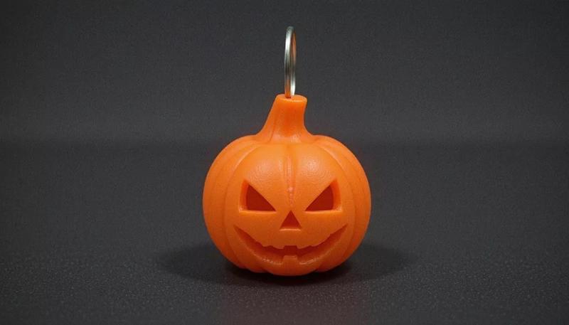 Pumpkin Keychain Free 3D Printable Model