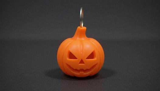 Pumpkin Keychain Free 3D Printable Model