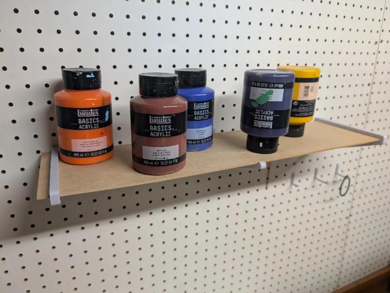 Pegboard Shelf Brackets   