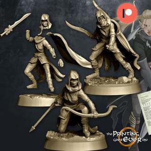 Modular Elven Rangers - Presupported