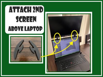 2nd Screen for Laptop - Top Supports