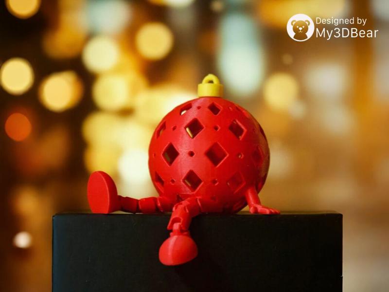 Articulated Christmas Bauble Rhombus