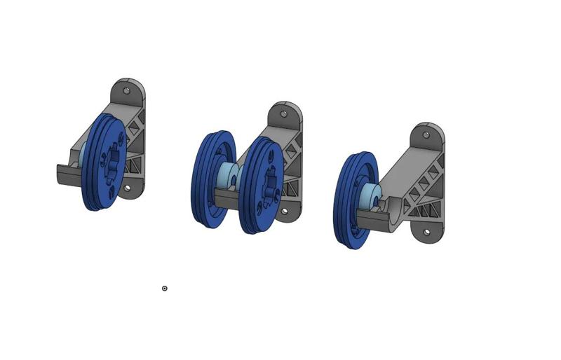 stacking spool mount   