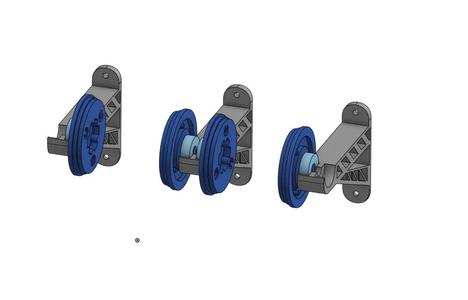 stacking spool mount   