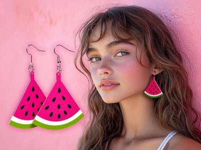 Watermelon Earrings