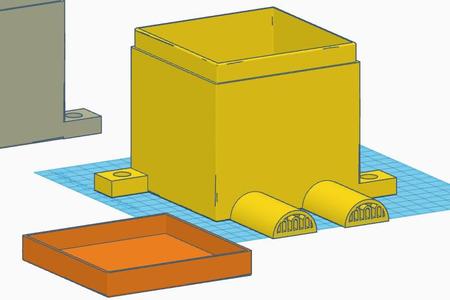 Outdoor air quality sensor box