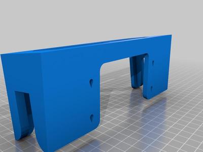Laptop power supply under table bracket holder