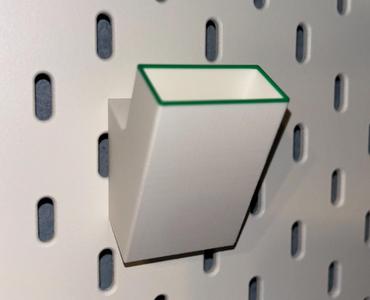 IKEA Skadis folding ruler holder