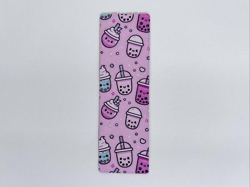 Bookmark - Boba Tea Collage